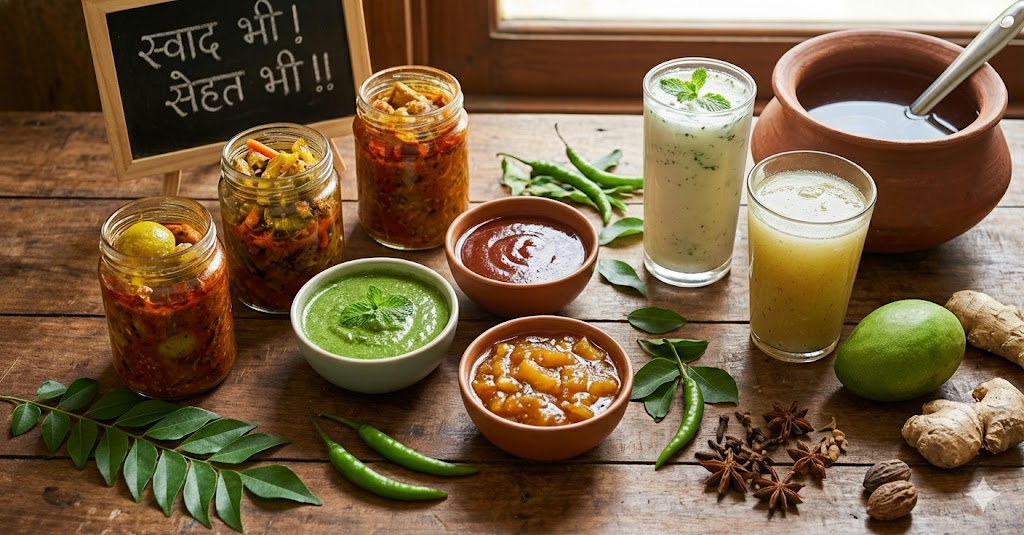 The Zing Collection - Zingy, Tangy & Savory sides, traditional chutneys and pickles add a flavorful punch to meals alongside health. Cooling & refreshing drinks best suited for स्वाद भी! सेहत भी !! from The Chaitanya Group organic products